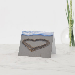 Seien Sie mein Bridesmaid Herz in Beach Sand Einladung