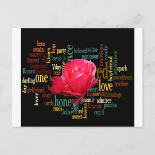 Seien Sie mein Glück Valentine unter dem blauen Hi Feiertagspostkarte