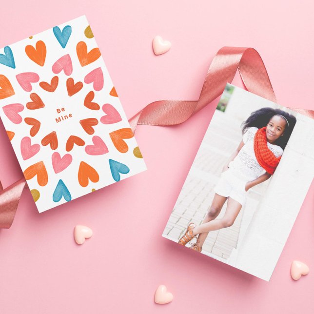 Seien Sie mein Retro Herz Klasse Valentine Einladung (Von Creator hochgeladen)