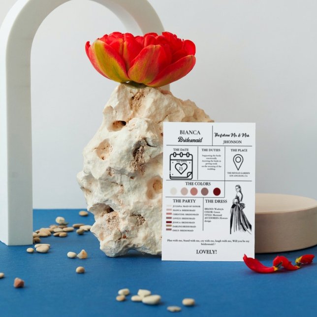 Seien Sie mein Trauzeugin Kalendervorschlag + Info Einladung (Von Creator hochgeladen)