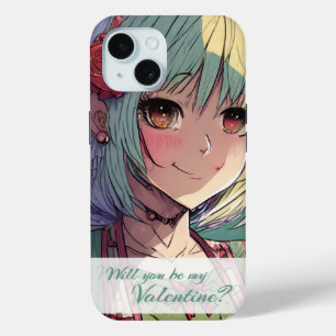 Seien Sie mein Valentine im Manga Style 33420 Case-Mate iPhone Hülle