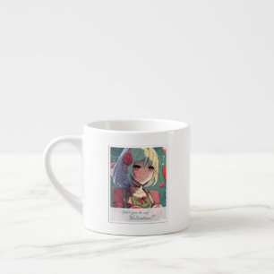 Seien Sie mein Valentine im Manga Style 33420 Espressotasse