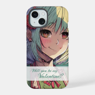 Seien Sie mein Valentine im Manga Style 33420 iPhone 15 Hülle
