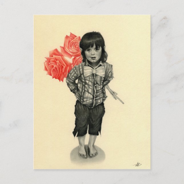 Seien Sie mein Valentineljunge Postkarte (Vorderseite)