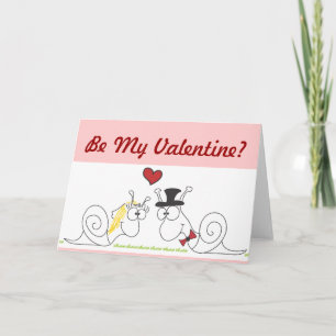 Seien Sie mein Valentinsgruß? Feiertagskarte
