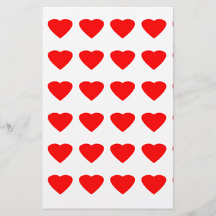 Seien Sie mein Valentinsgruß-Herzen 36Red Transp Briefpapier