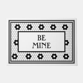 Seien Sie mein Valentinstag Spaß Tile Design Fußmatte