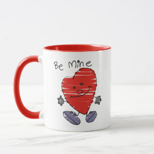 "Seien Sie meine!" Glückliche Valentine-TagesTass Tasse