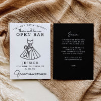 Seien Sie meine Groomswoman Card - lustig