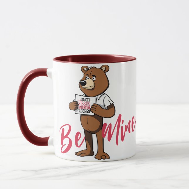 Seien Sie meine Signatur Tasse, süßer Valentinstag Tasse (Links)
