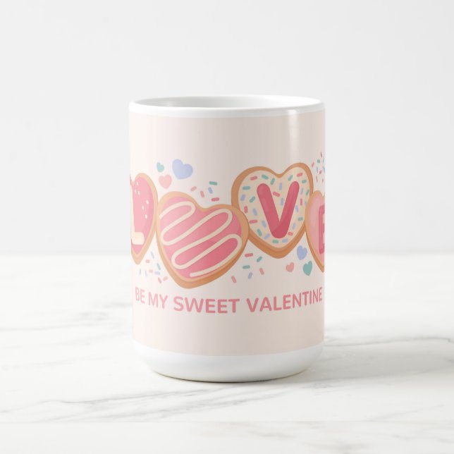 Seien Sie meine süße Valentine-Valentinstag-Kaffee Kaffeetasse (Mittel)