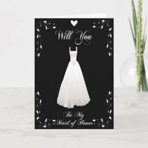 Seien Sie meine Trauzeugin Hochzeitseinladung Einladung