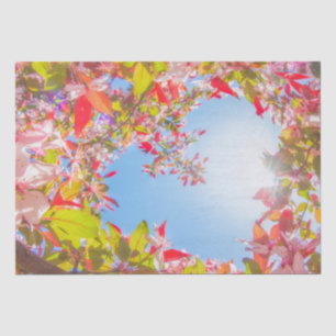 Seien Sie meine Valentinatblüte Herz in Blume Seidenpapier