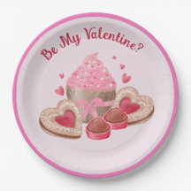 Seien Sie meine Valentine Cup Kuchen, Cookies und