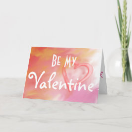 Seien Sie meine Valentine-Grußkarte Feiertagskarte