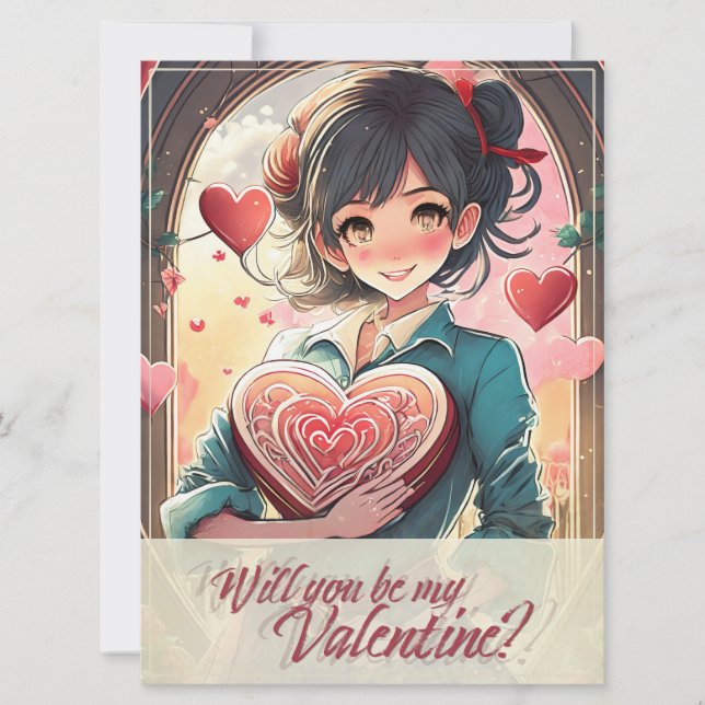 Seien Sie meine Valentine im Manga Style 31470 (Vorderseite)