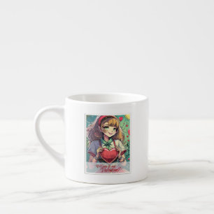 Seien Sie meine Valentine im Manga Style 33419 Espressotasse