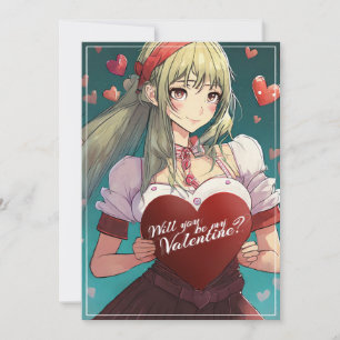 Seien Sie meine Valentine im Manga Style 33893