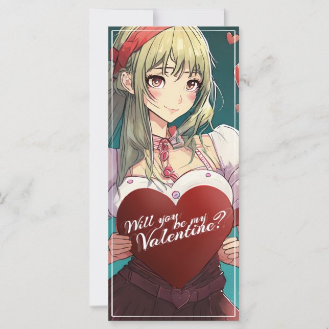 Seien Sie meine Valentine im Manga Style 33893 (Vorderseite)