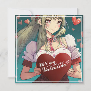 Seien Sie meine Valentine im Manga Style 33893