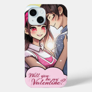 Seien Sie meine Valentine im Manga Style 58477 Case-Mate iPhone Hülle