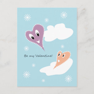 Seien Sie meine Valentine Postkarte