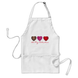 Seien Sie meine Valentine Schokolade Candy Hearts Schürze