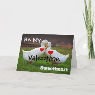 Seien Sie meine Valentinerenten Karte