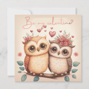 Seien Sie meine Valentinerkarte Einladung