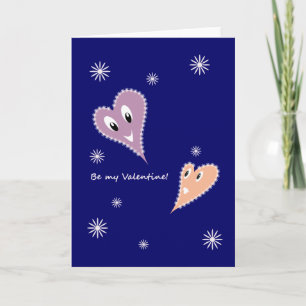Seien Sie meine Valentinkarte Feiertagskarte