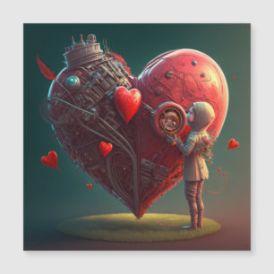 Seien Sie meine Valentinkarte Magnetkarte