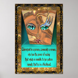 Seien Sie mit dem Blockhead-Plakat empfindlich Poster