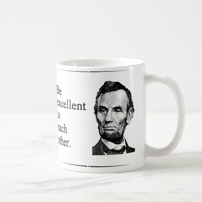 Seien Sie miteinander ausgezeichnet Kaffeetasse (Rechts)