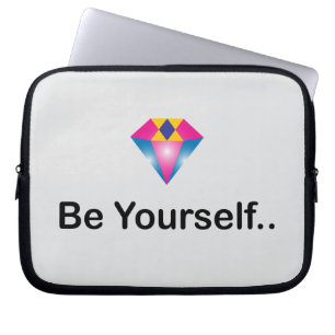 Seien Sie motivierend mit einem glänzenden Diamant Laptopschutzhülle