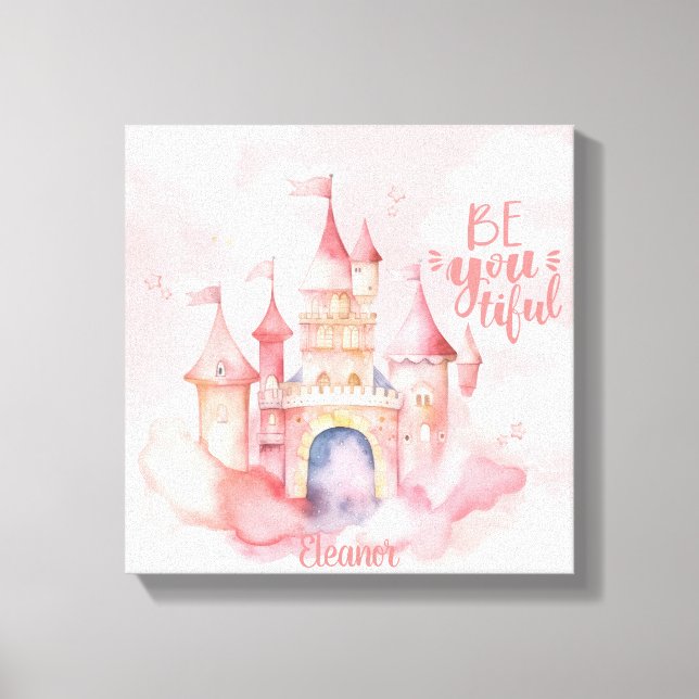 Seien Sie müde anpassbar Leinwanddruck (Vorderseite)