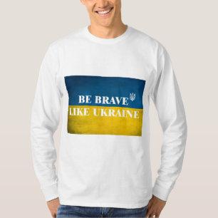 Seien Sie mutig wie ein strukturiertes Zitat aus d T-Shirt