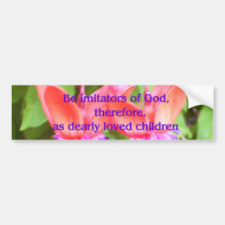 Seien Sie Nachahmer des Gottes Autoaufkleber