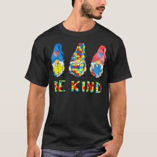 Seien Sie nett Autismus Bewusstsein Gnomes Kinder  T-Shirt