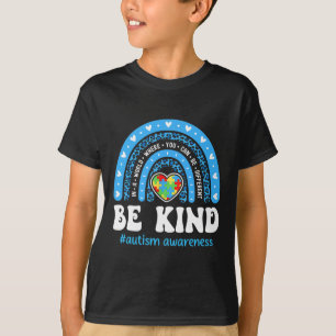 Seien Sie nette Autismus Bewusstsein Puzzle Niedli T-Shirt