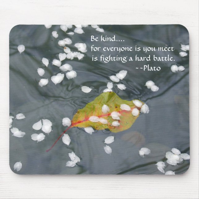 Seien Sie netter… Plato Mousepad (Vorne)