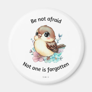 Seien Sie nicht davor gefeit Sparrow Bibel Verse Magnet