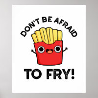 Seien Sie nicht davor, lustige Pommes Frites zu br