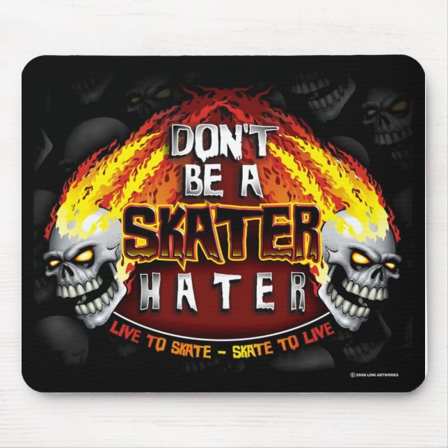 Seien Sie nicht ein SkaterHater (Mousepad) Mousepad (Vorne)
