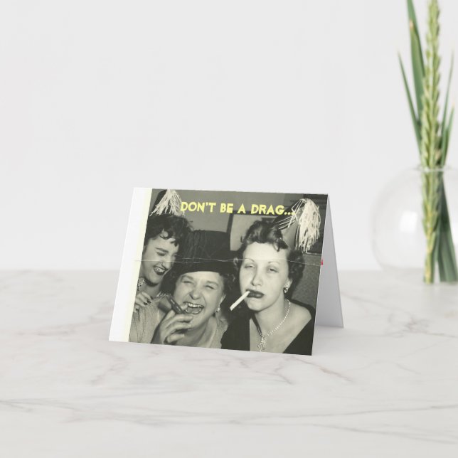 Seien Sie nicht ein Widerstand… lassen uns Party Karte (Vorderseite)