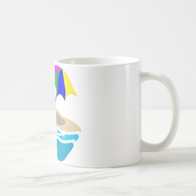 Seien Sie nicht schattiger Regenschirm Kaffeetasse (Rechts)