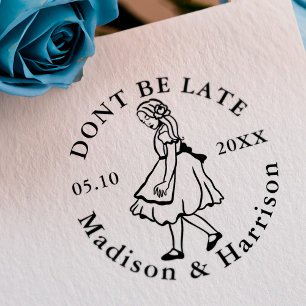 Seien Sie nicht spät in der Alice im Wunderland, Permastempel