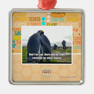 Seien Sie nicht traurig Silbernes Ornament