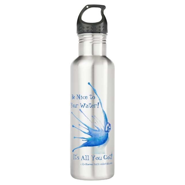 Seien Sie Nizza zu Ihrer Wasser-Flasche, Edelstahlflasche (Vorderseite)