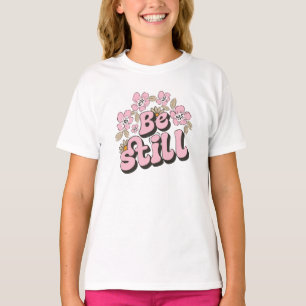 Seien Sie noch die Schrift in Retro Florals und Bo T-Shirt