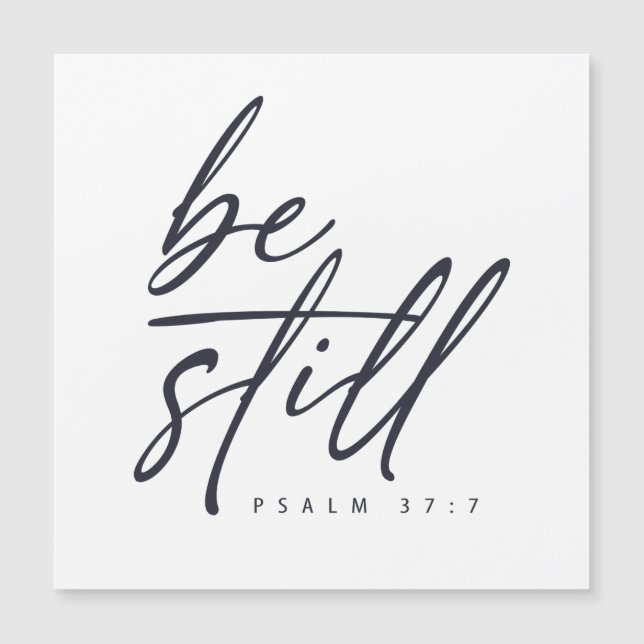 Seien Sie noch Gott Lieben Jesus Rette Christliche Magnetkarte (Vorderseite)